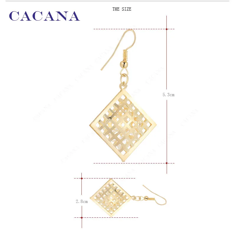CACANA Dangle Long Earrings For Women Top Quality Chinese Knots Shape Bijouterie Hot Sale No.A429 A430