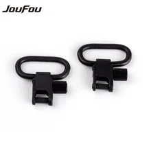 JouFou Hunting Gun Accessories 2Pcs 1 inch Quick Detach Push Button Sling Swivel Mount Adapter for Carbine Rifle / Shotgun