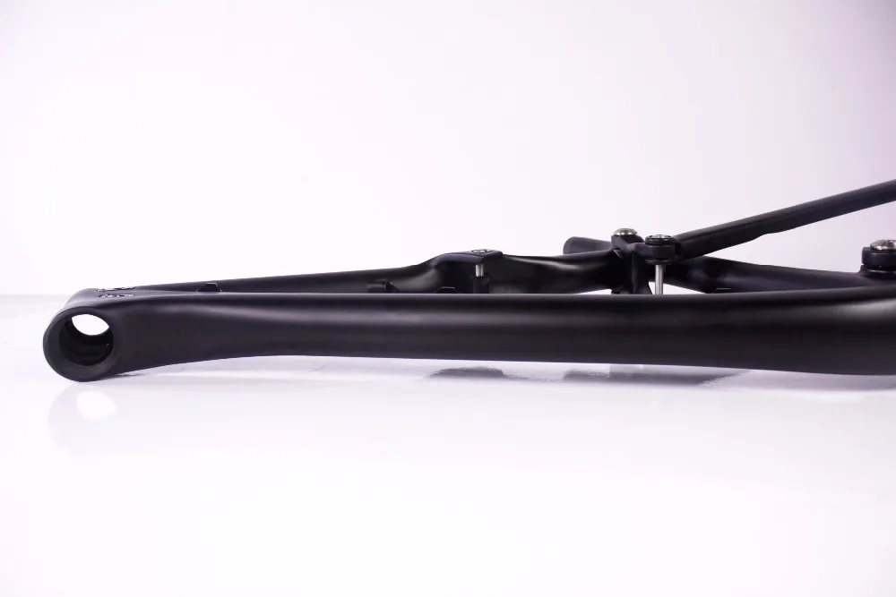Discount Mountain Bike Carbon Frame 27.5er Full Suspension Frame Carbon Fiber Toray T800 BB92 System Thru Axle Tapered Bicycle Frame Di2 8