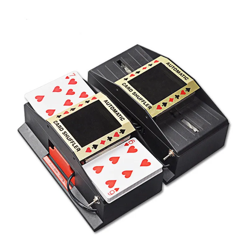 Automatic Poker Card Shuffler Battery Operated Casino Game Playing