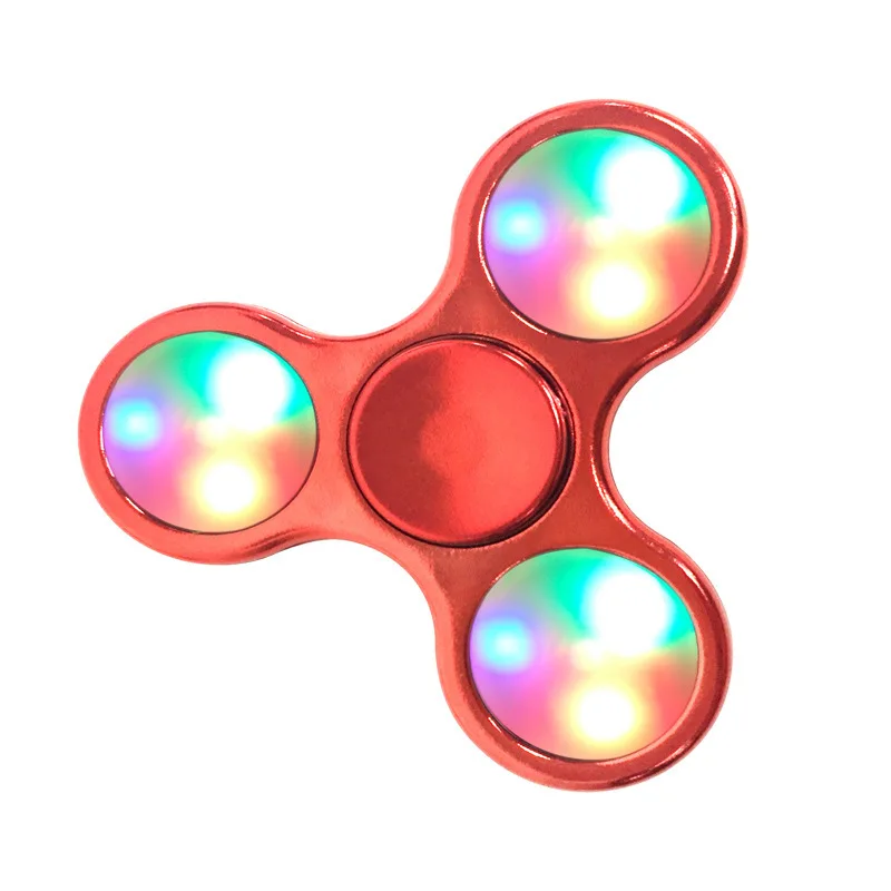 5 cores LED Fun Fidget Cubo Botões Adulto Brinquedos Compressão Rotativo Enigma Brinquedos Dedo dos homens Pequenos Presentes