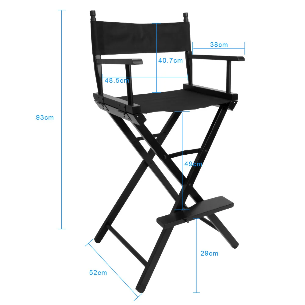 93cm  Artist Director Chair Foldable Outdoor Furniture Photography Accessorice Portable Folding Director Makeup Chair (3)