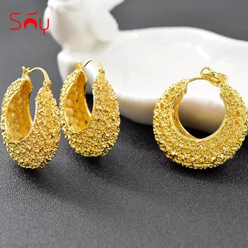 

Sunny Jewelry Flower Jewelry Sets For Women Necklace Earrings Pendant Big Round Jewelry Findings For Wedding Engagement Gifts