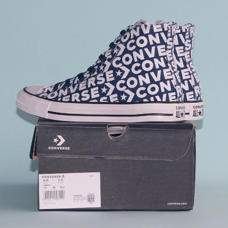 كونفيرس 2019 جديد تشاك تايلور كل نجم رجل والنساء رياضية الكلاسيكية إلكتروني نمط عالية التزلج الأحذية 163952C