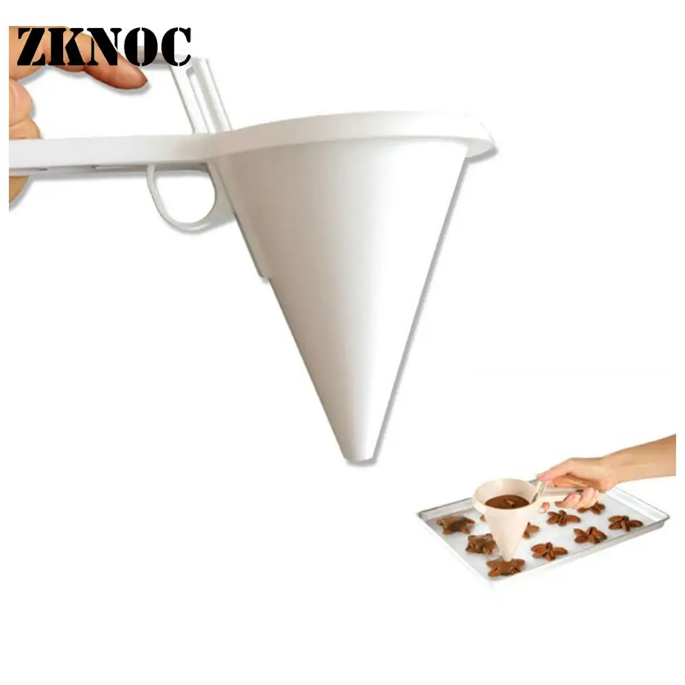 

Cream Chocolate Funnel Ice Cake pastry Batter Dispenser Candy Cookie Decorating Adjustable Kitchen Utensils Funnel Baking Tool