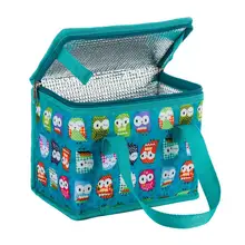 Portable Insulated Polyester lunch Bag Thermal Food Picnic Lunch Bags for Women kids Men Cooler Lunch Box Bag Tote Cute Owl veevanv fire skull thermal lunch box women storage container thermo lunch bags men portable food picnic bag insulated cooler bag