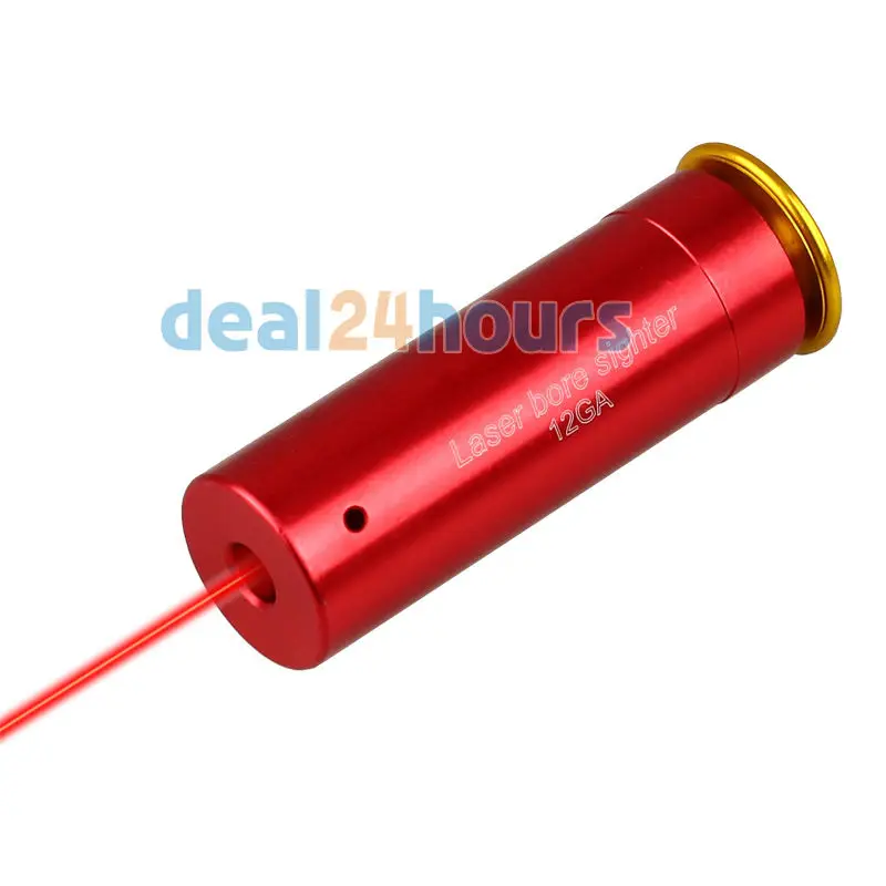 12 GAUGE GA Картридж Лазерный Диаметр Sighter Boresighter Красный Прицельная прицел Boresight