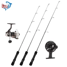Новая высокоуглеродная удочка и катушка для льда, комбинированная с снасти для зимы 24UL 25L 26 мл ледоруб, спиннинговая катушка для подледной рыбалки pesca