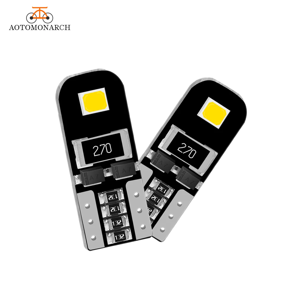 AOTOMONARCH 194 T10 Led W5W белый автомобиль супер яркий 2 SMD автомобильный поворотный