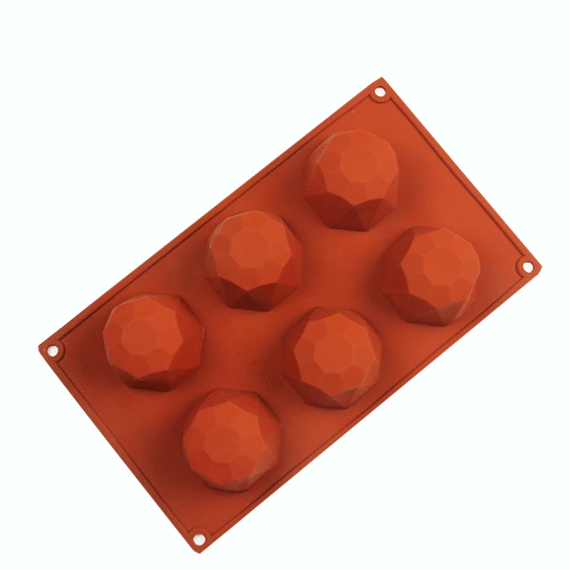 

Non-stick Silicone Mold 3D Art Diamond Cake Chocolate Mould Mousse Molds Pastry For Muffin Brownie Baking Decorating Tools