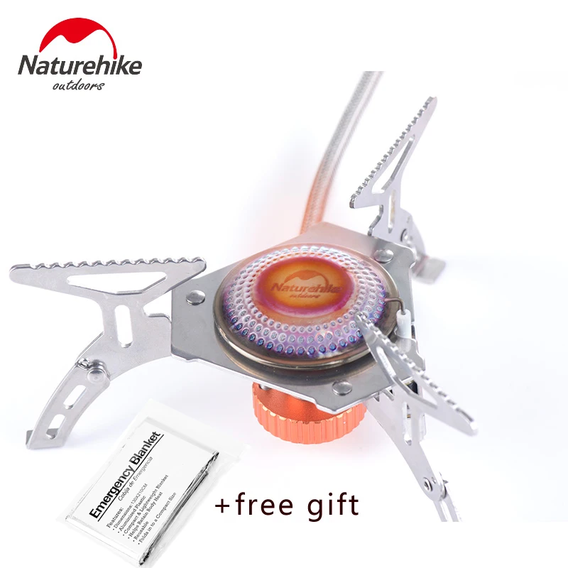

Naturhike brand Outdoor Stainless Steel Portable Foldable Picnic Gas For Camping Mini Steel Stove NH15L399-T