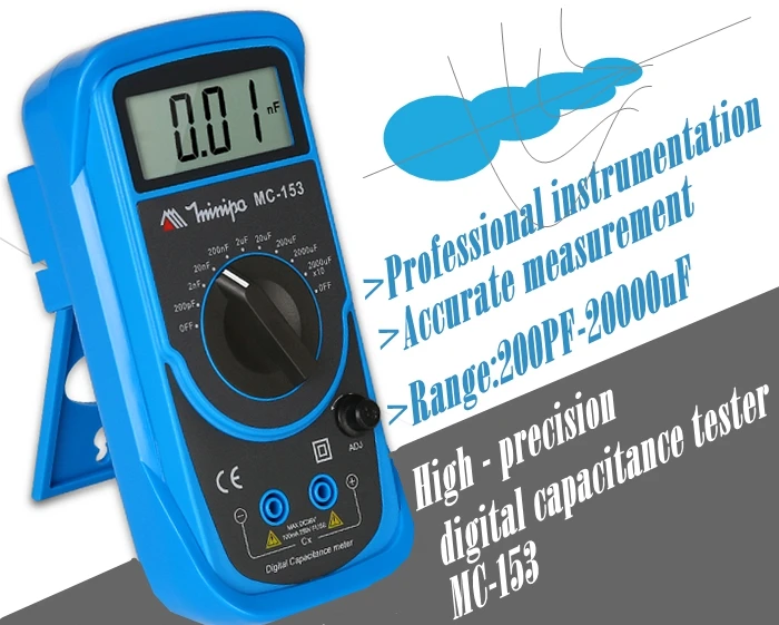 

Minipa MC153 high precision digital capacitance meter, capacitance test table.