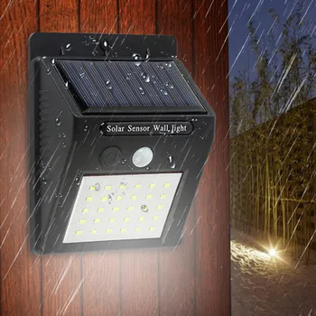 

8 LED Solar lamps Power Light Sensor Wall Light Garden Step Stair Deck Lights Lamp drop shipping