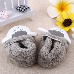 Унисекс для новорожденных Bootie зима теплая детская кроватка для новорожденных обувь классический напольный мальчиков мягкая подошва для