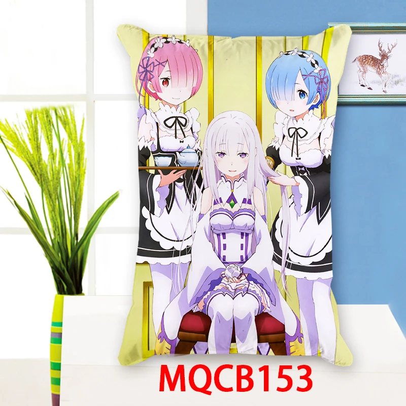 

Re : Zero kara Hajimeru Isekai Seikatsu Rectangle Pillow Case Anime Pillowcase Cover dakimakura pillow case