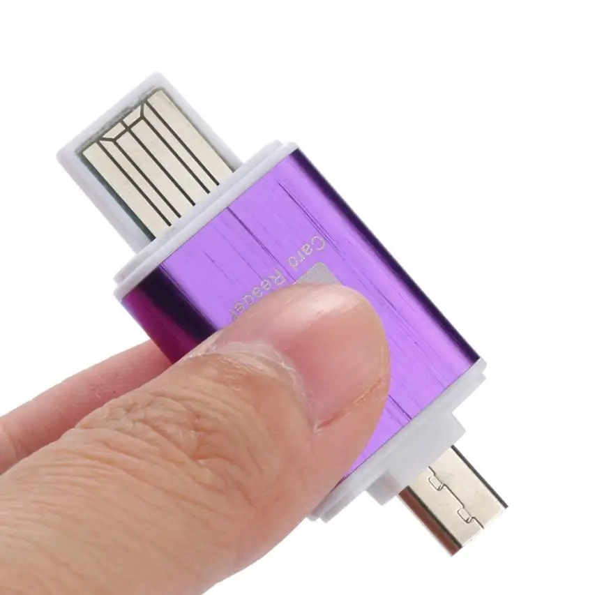 EC2 HIPERDEAL USB Card Reader 2In1 Micro SD OTG USB 2,0 Флешка Card Reader для смартфонов Планшетные ПК Jul3