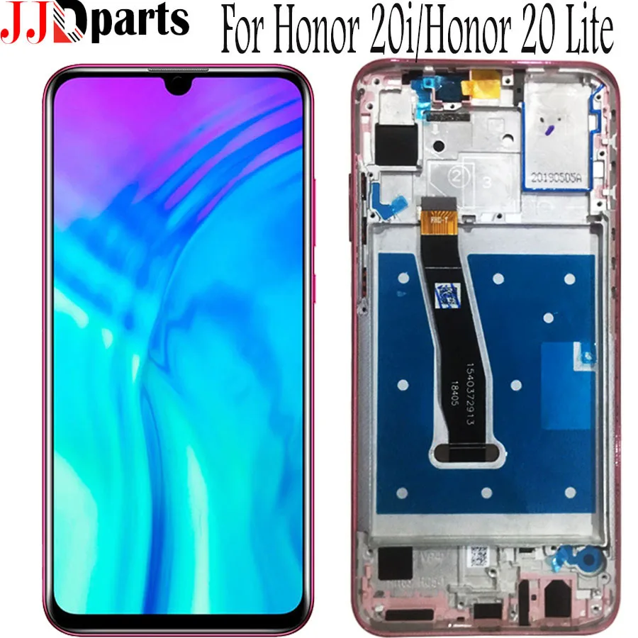 

Original Black NEW 6.21 inch For Huawei Honor 20i LCD Display Touch Screen Digitizer Assembly With Frame For Honor 20 Lite lcd