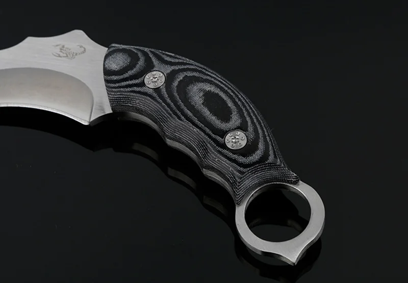 HS инструменты Открытый Karambit ножи охотничьи ножи кемпинг инструмент выживания тактический нержавеющая сталь коготь скорпиона