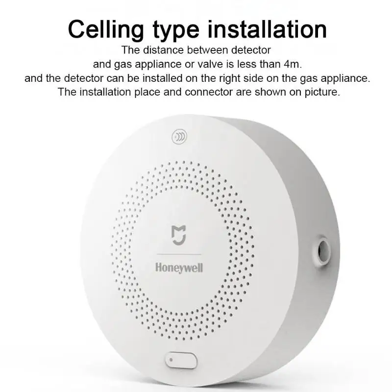 

Xiaomi Mijia Honeywell Fire Alarm Smoke Sensor Gas Detector Work With Multifunction Gateway 2 Smart Home Security APP Control