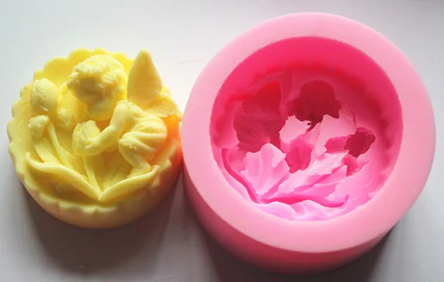 handmade 3d soap mold silica gel lovely angel soap mould