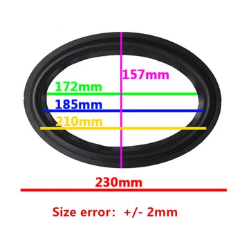 

New 20 pcs = 10Pair 6*9 inch 6x9" Woofer Repairable Parts / Speaker Rubber Surround ( 157mm / 185mm / 210mm / 230mm )