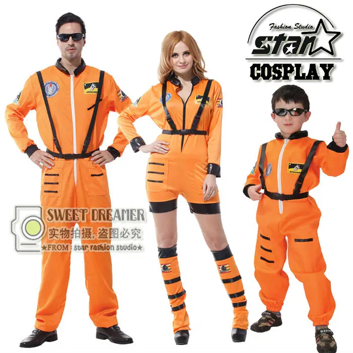 

Halloween Family Matching Cosplay Suit New Carnival Costume Cosplay Party Clothing for Father Mother Son Astronaut Jumpsuit
