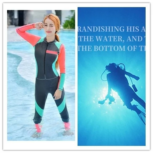 النساء الغوص السباحة الجلد كامل دعوى بذلة متواضع ملابس السباحة الغوص تصفح دعوى الدافئة المياه الرياضة الملابس المضادة للأشعة فوق البنفسجية ...