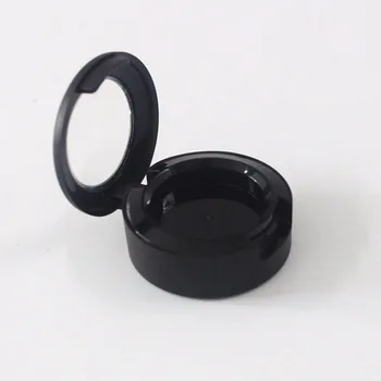 

2Pcs Round Empty Eyeshadow Flip Case Pressed Powder Pigment Blusher Lipstick Packaging Box Refillable Tray Makeup Container