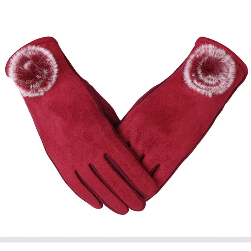 Fashion Guantes Mujer Women Gloves Screen Winter Gloves Women Warm