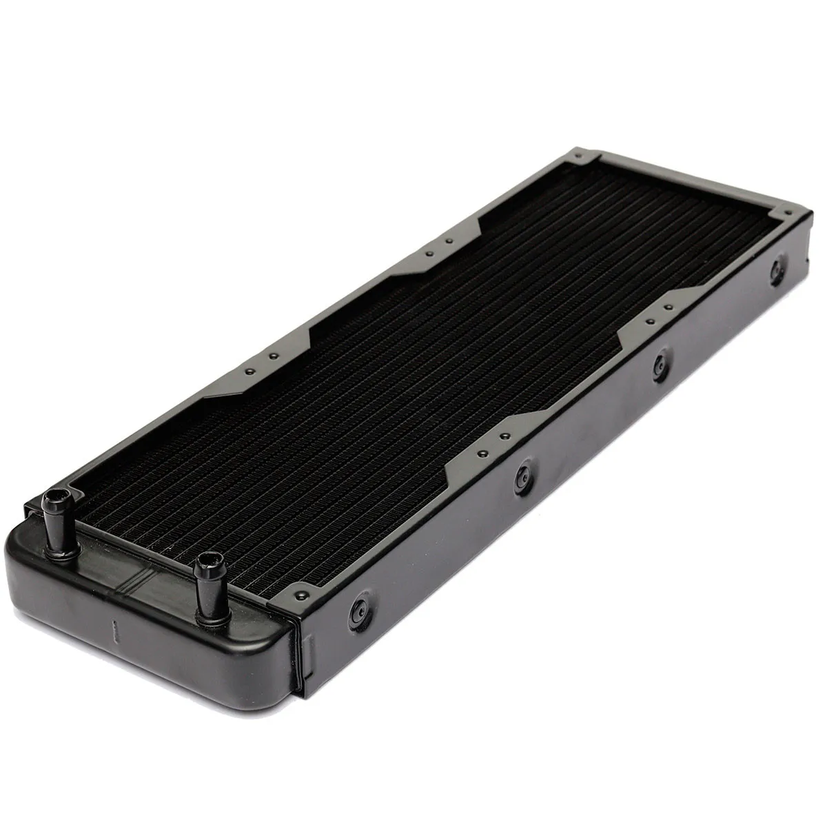 360mm Aluminium Computer Water Discharge Liquid Heat Exchanger Threaded Thread Radiator for CPU LED Heatsink