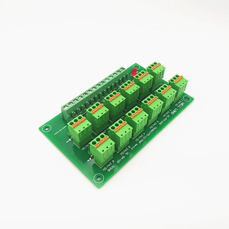 PLC12 канальный PNP входной пружинный провод IO фотоэлектрический клеммный блок