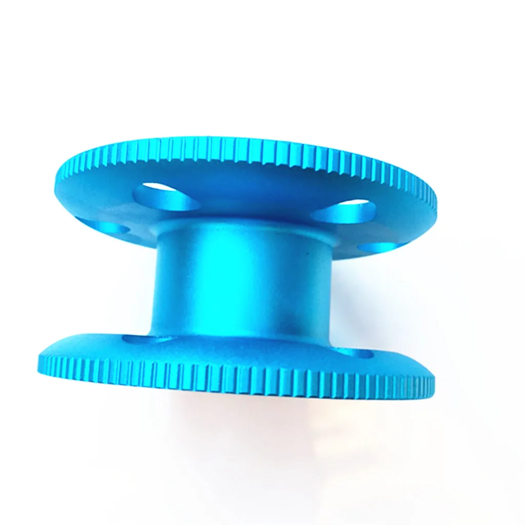  Aluminum Alloy Scuba Diving Finger Spool Dive Reel Guide Line Scuba Dive Free Diving Snorkeling Underwater Gear Equipment -Blue