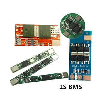 

1S BMS 2.5A/3A/4A/5A/10A/25A 3.6v 3.7v Battery protection board for Li-ion battery