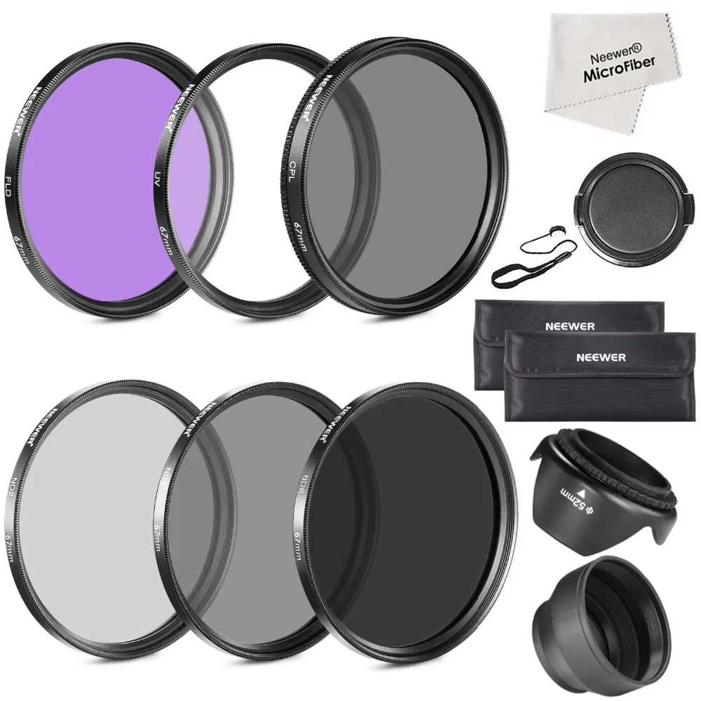 Neewer 67MM Lens Filter Accessory Kit+18 135MM EF S IS STM Zoom Lens