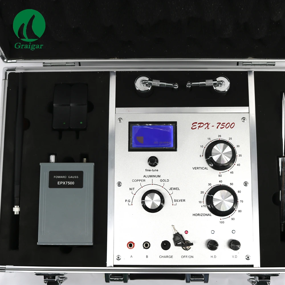 

Underground Metal Detector EPX7500 utilizing advanced FORWARD GAUSS