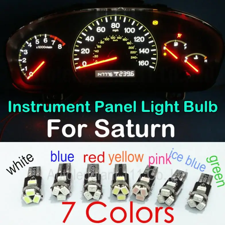 10pcs Led T5 For Saturn Sc Sc1 Sc2 Sl Sl1 Sl2 Sw1 Sw2