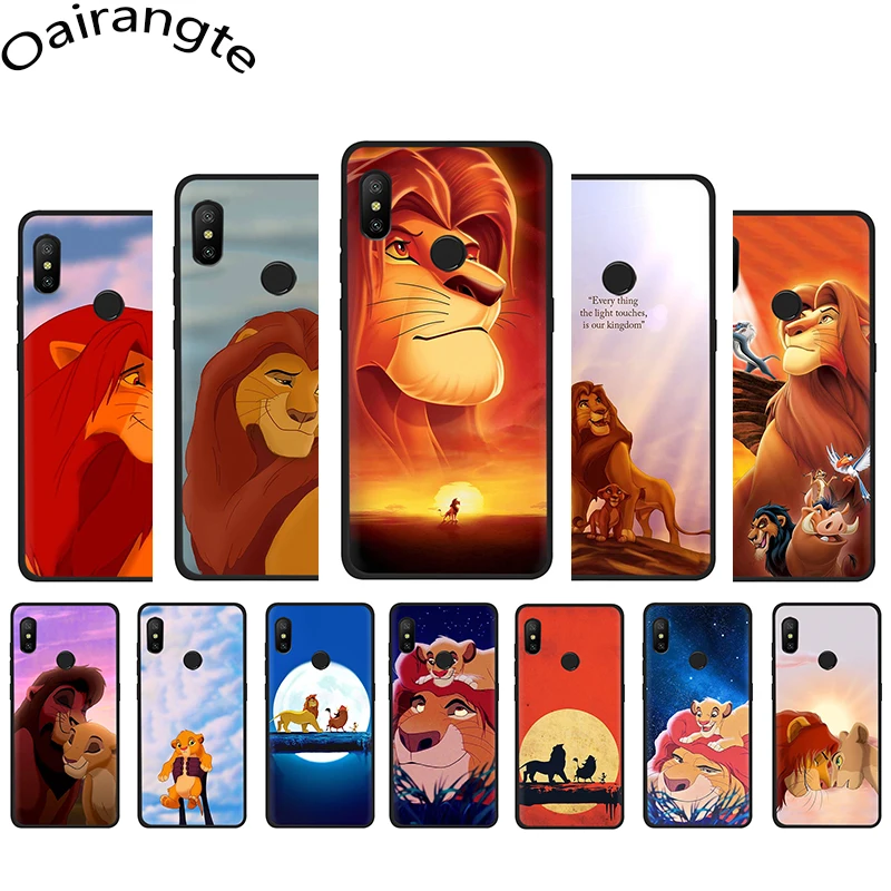 

The Lion King Soft Silicone phone cover case for Xiaomi 5X 6 6X A1 A2 8 Lite 9 9se Max 3 F1 9T A3 Pro CC9e