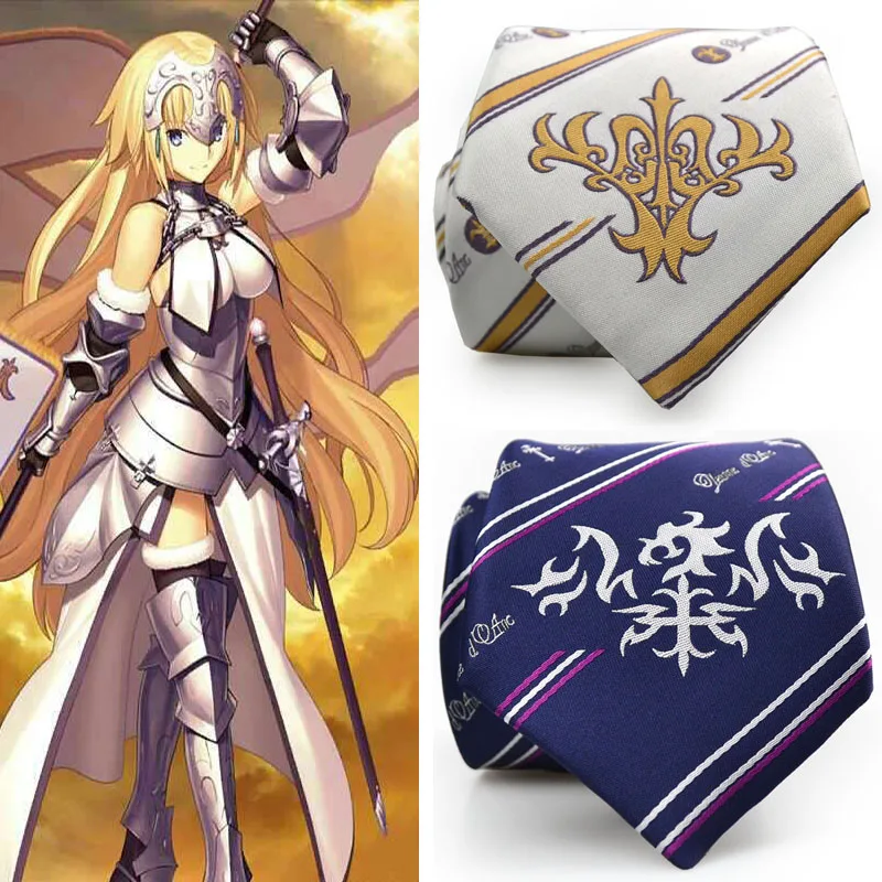 

FGO Fate Grand Order Jeanne d'Arc Alter Cosplay Tie Lolita Girls School Uniform Neck Tie Anime Cosplay Accessory Drop Ship