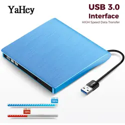 [Корабль f Встроенная память вашего местного] USB 3,0 CD/DVD RW горелки Внешний оптический привод Проигрыватель DVD rom портативное записывающее