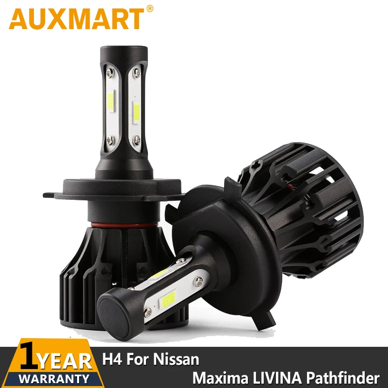 Buy Auxmart T5 led Headlight h4 72W SMD LED Car