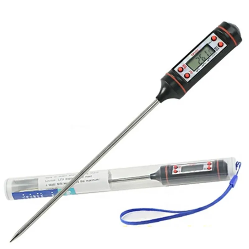 Portable lcd Digital temperature meters BBQ Cooking Food Meat food