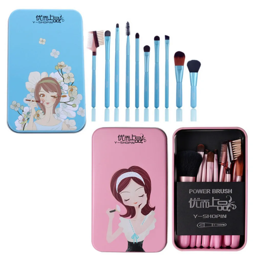 10pcs Makeup Brushes Korean version lovely Cosmetic Brush Foundation