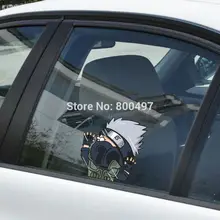 Newest Car Styling Naruto Kakashi Hitting the Glass Stickers Car Decal for Toyota Chevrolet Volkswagen Tesla Hyundai Kia Lada