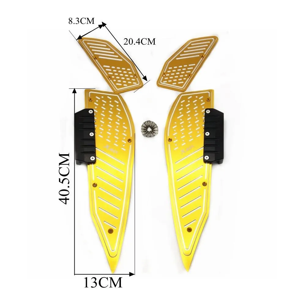 Модифицированный мотоцикл xmax cnc алюминиевый сплав xmax300 подставка для ног коврик для ног для yamaha xmax 300 xmax 250