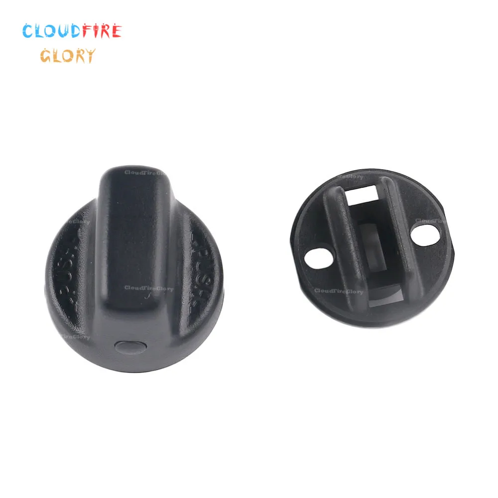 Ignition Key Knob Push Turn Switch Key Ignition Knob Set Replacement part# D461-66-141A-02 D6Y1-76-142 Fit for Mazda Speed 6 CX9 CX7