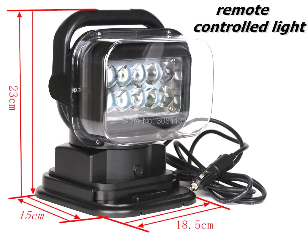 

5W*10 LED Car-styling Offroad Remote Control 360Degree Wireless Waterproof LED Work Light for JEEP/1986-1992 Jeep Comanche MJ