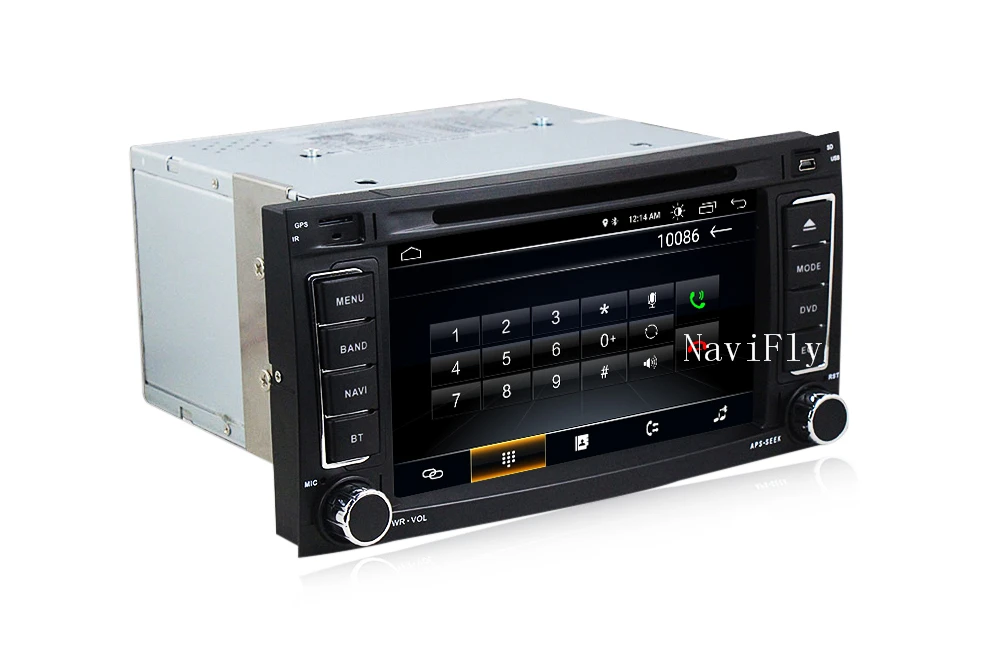 Best NaviFly Android 8.1 car dvd radio gps multimedia player for Volkswagen Transporter T5/Multivan 2002-2010 7 inch 2 din WIFI BT 9