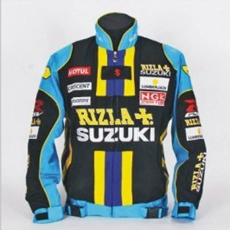 

F1 Driver Protective Clothing SUZUKI logo Jacket Custom Men Jacket Warm Waterproof Cool Jacket