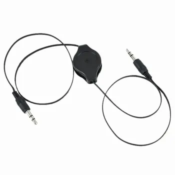 

Stereo 3.5mm to 3.5 Jack Car Audio Flexible Extension Cable Male Retractable Aux Music Line for iPhone 6 Plus Samsung S7