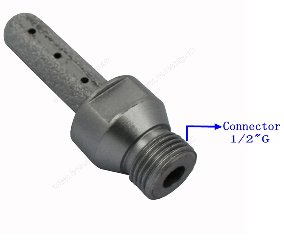 Boreway Поставка кусок D15* 50T* 1/" G Алмазная вакуумная пайка циклонный Палец Бит грубая зернистость для шлифовки камня отверстие для раковины